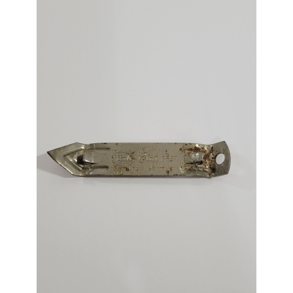 Ecko Fall City Beer Metal Bottle Opener Stainless 4" Vintage